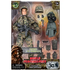 World Peacekeepers 1:6 Military Figure And Accessories Marine (NBC Specialist) Hot