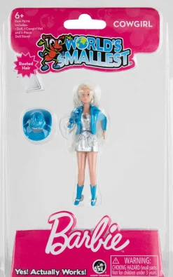 Worlds Smallest Posable Barbie (Rollerblade & Cowgirl) Best Sale