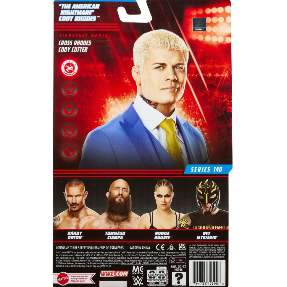 WWE Basic Action Figure Series 140 - "The American Nightmare" Cody Rhodes Cheap