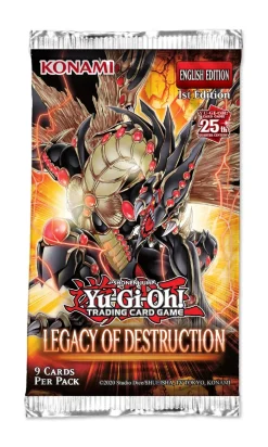 Yu-Gi-Oh ! TCG Legacy of Destruction - 9 x Card Booster Online