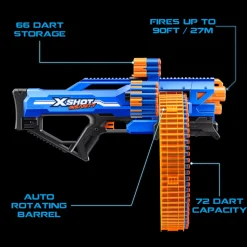 Zuru X-Shot ZURU X Shot Insanity Mega Barrel With 72 Darts Best