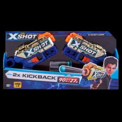 Zuru X-Shot ZURU X Shot Royale Edition 2X Kickback Golden Dart Blaster Best Sale