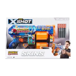 Zuru X-Shot ZURU X Shot Skins Dread Dart Blaster Sonic The Hedgehog Outlet