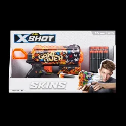 Zuru X-Shot ZURU X Shot Skins Flux Dart Blaster Game Over Best Sale