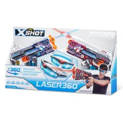 Zuru X-Shot ZURU X Shot Skins Laser 360ø New