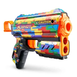 Zuru X-Shot ZURU X Shot Skins Menace Dart Blaster Striper Store
