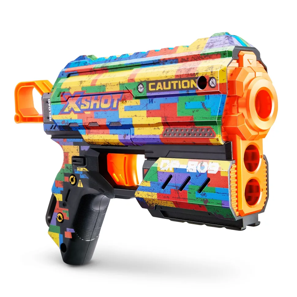 Zuru X-Shot ZURU X Shot Skins Menace Dart Blaster Striper Store